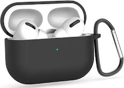 Tech-Protect Icon Hook Θήκη Σιλικόνης με Γάντζο σε Μαύρο χρώμα για Apple AirPods Pro