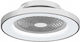 Mantra Tibet Ceiling Fan 65cm with Light, WiFi and Remote Control Silver