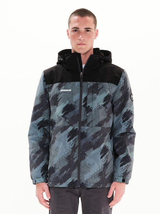 Emerson 222.EM10.26 Winter Jacket Olive Black