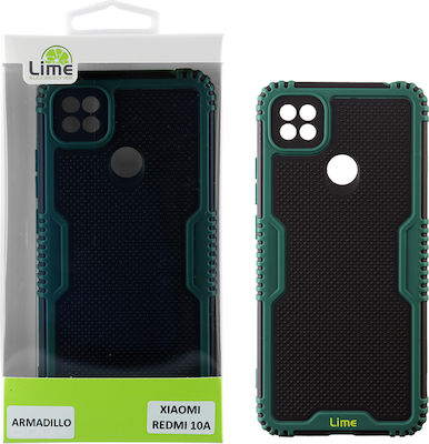 Lime Armadillo Camera Guard Plastic Back Cover Durable Green (Redmi 10A)