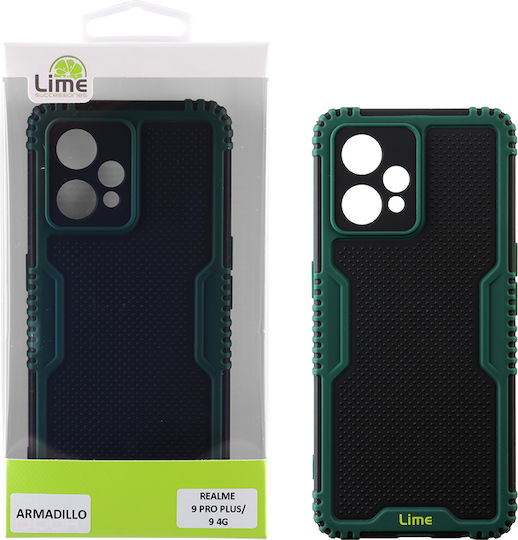 Lime Armadillo Camera Guard Back Cover Πλαστικό Πράσινο (Realme 9 / 9 Pro+)