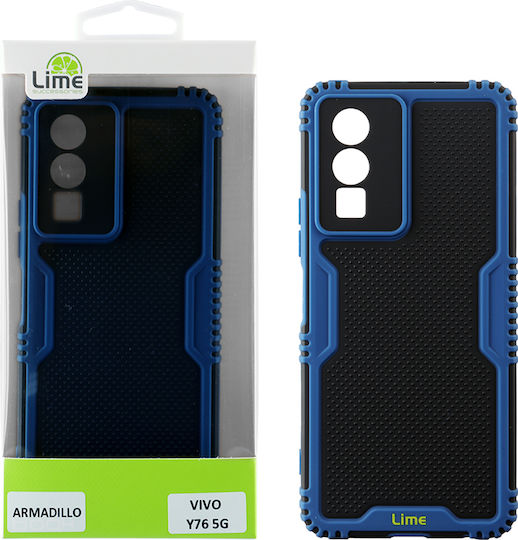 Lime Armadillo Camera Guard Back Cover Plastic Albastru (Vivo Y76 5G)