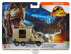 Mattel Armored Baryonyx Hauler Set with Truck Matchbox for 3++ Years