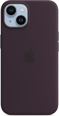 Apple Silicone Case with MagSafe Umschlag Rückseite Silikon Elderberry (iPhone 14) MPT03ZM/A