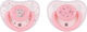 Kikka Boo Savanna Orthodontic Pacifiers Silicone Koala - Pink for 6-18 months 2pcs