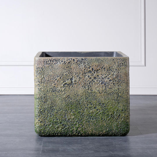 Supergreens Саксия Керамика Зелен 44x38x38εκ.