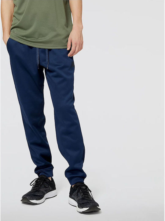Jogginghose Glänzend mit Gummizug Marineblau