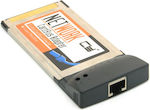 CardBus/PCMCIA to Ethernet Adapter 10/100Mbps