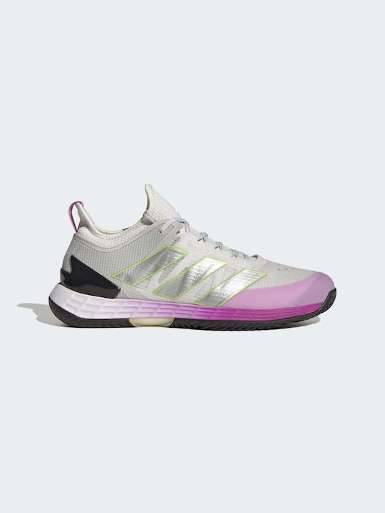 Adidas Adizero Ubersonic 4 Γυναικεία Παπούτσια Τένις για Σκληρά Γήπεδα Crystal White / Silver Metallic / Pulse Lilac