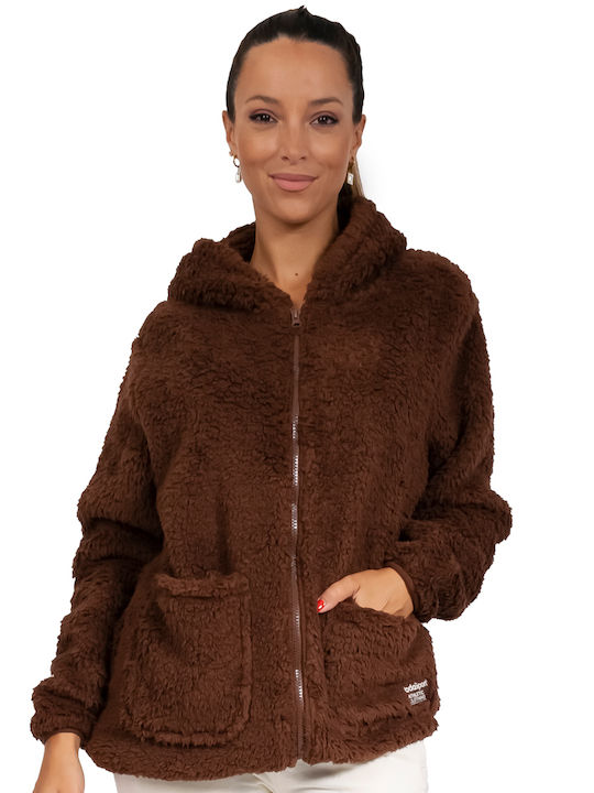 Damen Jacke in Braun Farbe
