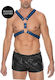 Shots Ouch Scottish Harness Blue