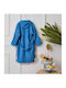 Cokitex Kids Hooded Bathrobe Beauty Line Blue