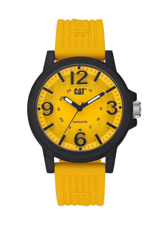 CAT Groovy Ανδρικό Ρολόι 44.5mm Μπαταρίας με Κί...