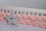 Nautica 9090 Crib Bumpers Braided Inside Pink 24x200cm 49-9714-4/9090