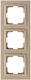 Eurolamp Switch Frame 3 Positions in Brown Colo...