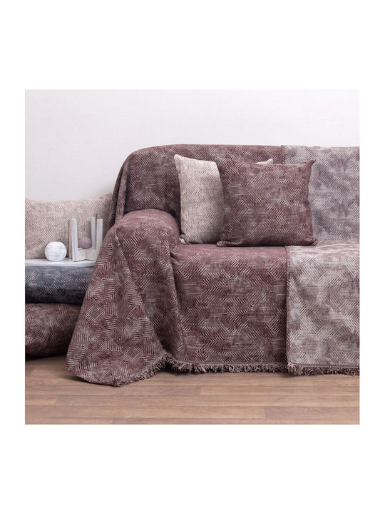 Viopros Sofa Throws 2 Seater 2 Sides 2209 180x240cm Brown