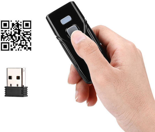 Eyoyo Eyoyo Scanner portabil Wireless cu capacitate de citire a codurilor de bare 2D și QR