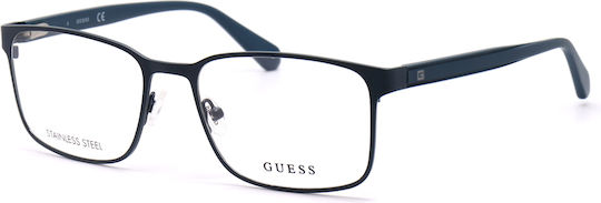 Guess Ανδρικός Μεταλλικός Σκελετός Μπλε GU50045 087