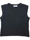 Kids' Vest Sleeveless Black