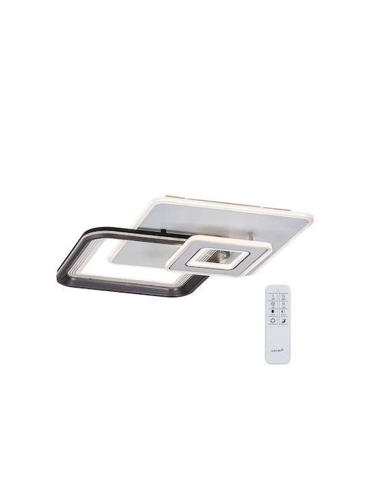 Rabalux Plafonieră de Tavan 49.5buc Albă cu LED Integrat și Telecomandă