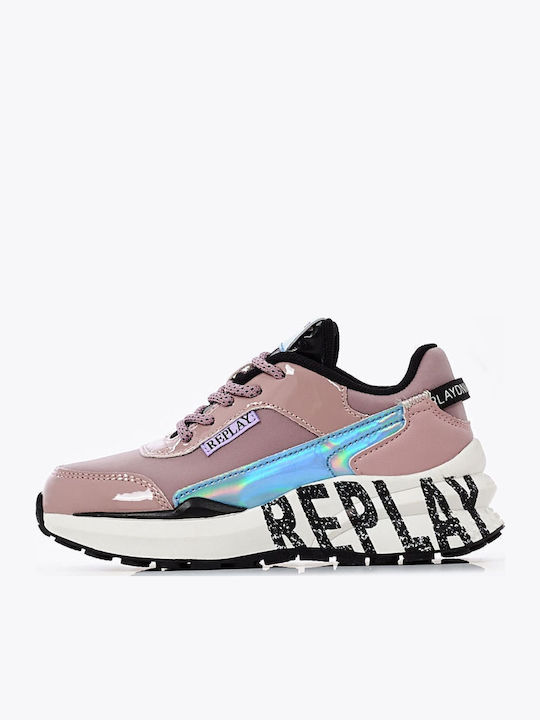 Athena Kinder Sneakers Rosa