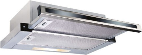 Proff Airmax 8080GL-B Schiebbarer Dunstabzug 60cm Inox - Black Glass