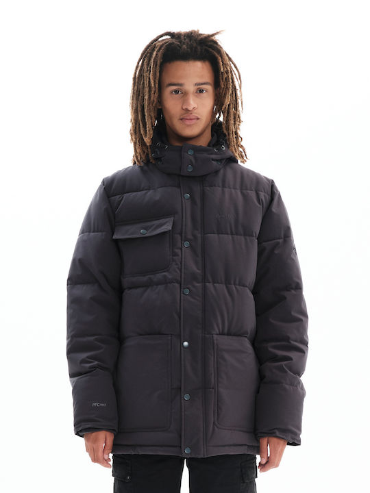 Basehit Χειμωνιάτικο Μπουφάν Puffer Ebony