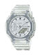 Casio G-Shock Digital/Analog Women's Watch with Transparent Rubber Strap