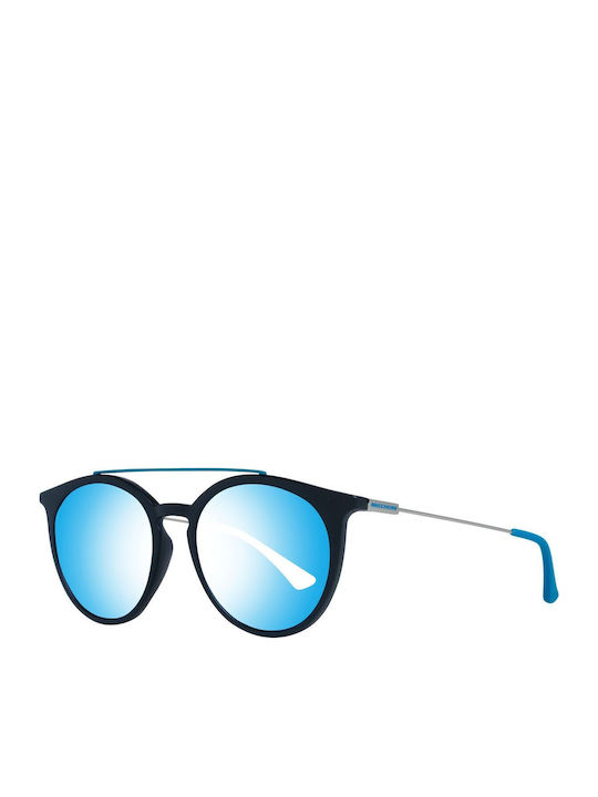 Skechers Unisex Sunglasses with Black Frame and Blue Lens SE6107 02X