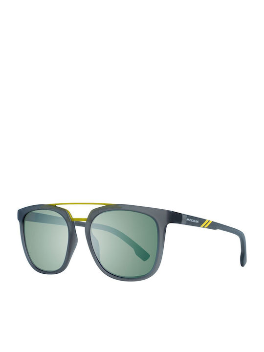 Skechers Men's Sunglasses with Gray Frame and Green Lens SE6133 20Q