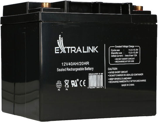 Extralink Μπαταρία UPS με Χωρητικότητα 40Ah και Τάση 12V EX.9779