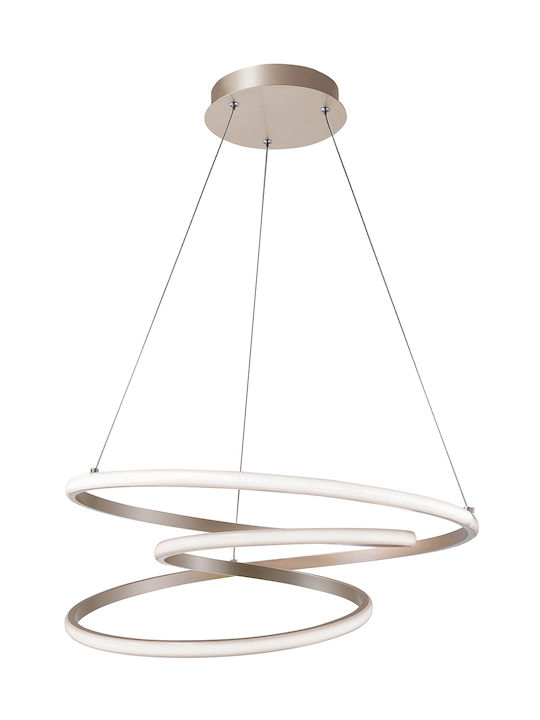 Viokef Cort Pendant Lamp with Built-in LED Silver