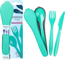 Sistema To Go Cutlery Set Μαχαιροπίρουνo 4τμχ
