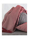Rythmos Luna Armchair Throw 2 Sides Jacquard 180x160cm Burgundy