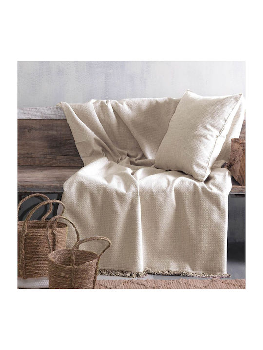 Rythmos Luna Four-Seater Sofa Throw 2 Sides Jac...