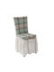 Beauty Home 8528 Elastische Abdeckung Für Stuhl Grün Mit Volant 6Stücke