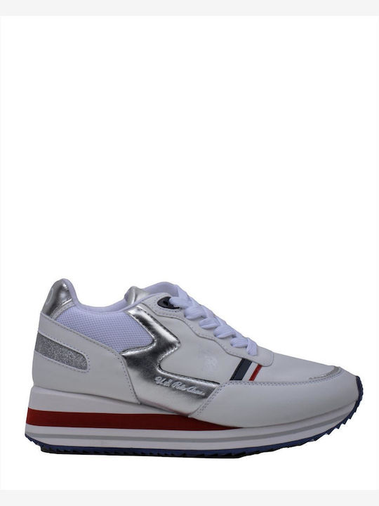 U.S. Polo Assn. SYLVI001E Γυναικεία Sneakers Λευκά