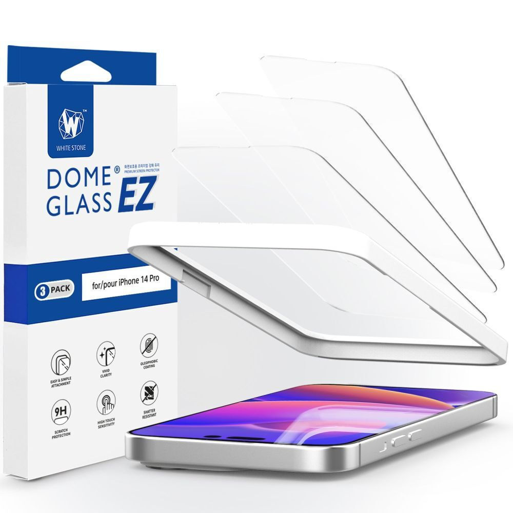 Whitestone Dome EZ Tempered Glass 3τμχ (iPhone 14 Pro) Skroutz.gr