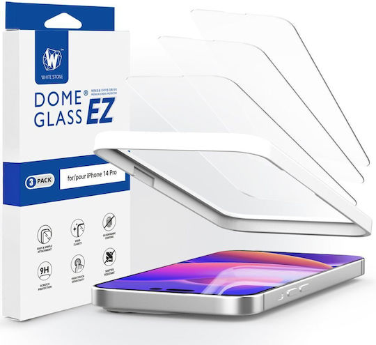 Whitestone Dome EZ Tempered Glass 3τμχ (iPhone 14 Pro)
