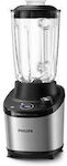 Philips Blender for Smoothies with Glass Jug 2lt 1500W Inox