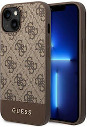 Guess 4G Stripe Collection Back Cover Πλαστικό Καφέ (iPhone 14)