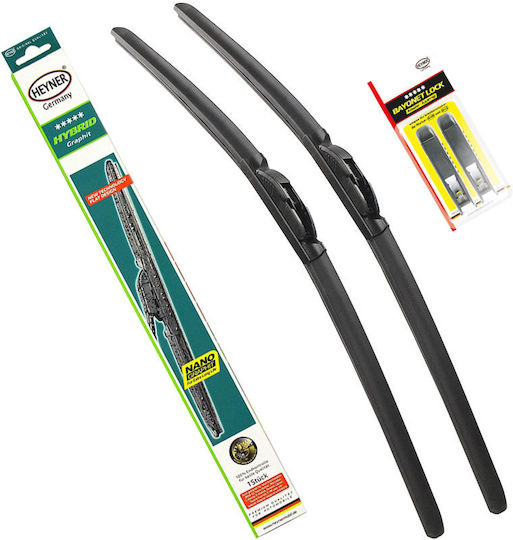 Heyner Hybrid Front Set Car Wiper Blades 560mm Passenger Wiper Length 480mm