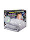 Klotsotiras Fleece Blanket Stars Fluorescent Gray 120x150cm