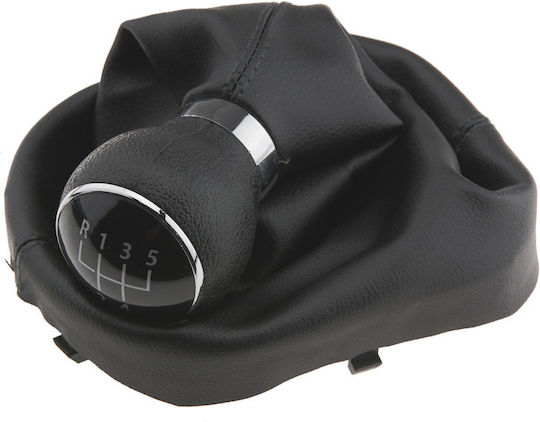NTY Πόμολο 5 Ταχυτήτων με Φούσκα για Volkswagen Caddy 2004-2010 / Touran 2003-2011 Μαύρο