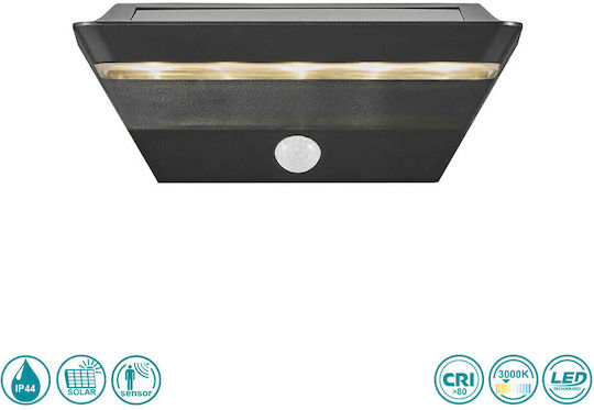 Nordlux Agena Ηλιακό Φωτιστικό Δρόμου 5W 400lm Θερμό Λευκό 3000K με Αισθητήρα Κίνησης και Φωτοκύτταρο IP44 22x12.7x9εκ.