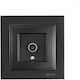 Eurolamp TV Antenna Socket Terminal in Black color 152-10344