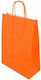 Saul Sadoch Gift Bag with Twisted Handle Paper Bag for Gift Orange 26x12x36cm. 25pcs