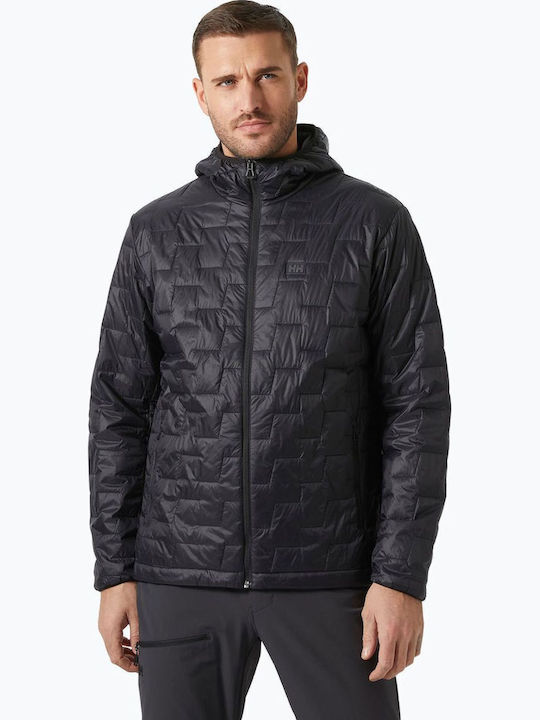 Lifaloft Men's Winter Puffer Jacket Black