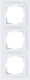 Eurolamp Switch Frame 3 Positions in White Colo...