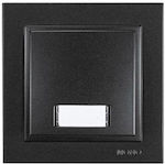 Eurolamp Knopf Glocke in Schwarz Farbe 152-10311